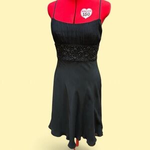 Vintage Ann Taylor Black Midi Dress